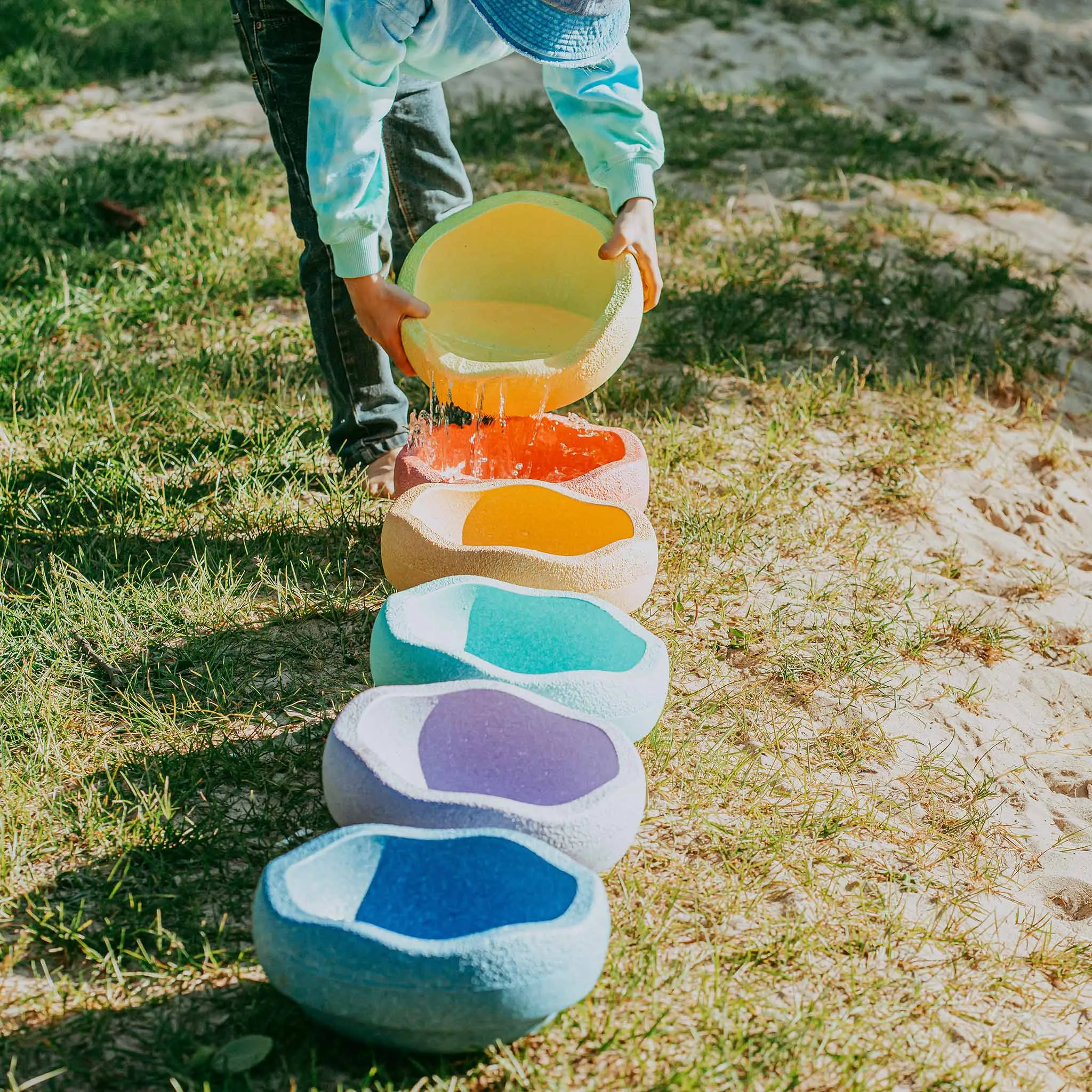 Stapelstein Stepping Stones Set of 6 - Pastel