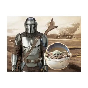 Star Wars The Mandalorian & Grogu 3D Lenticular Puzzle - 500 pc