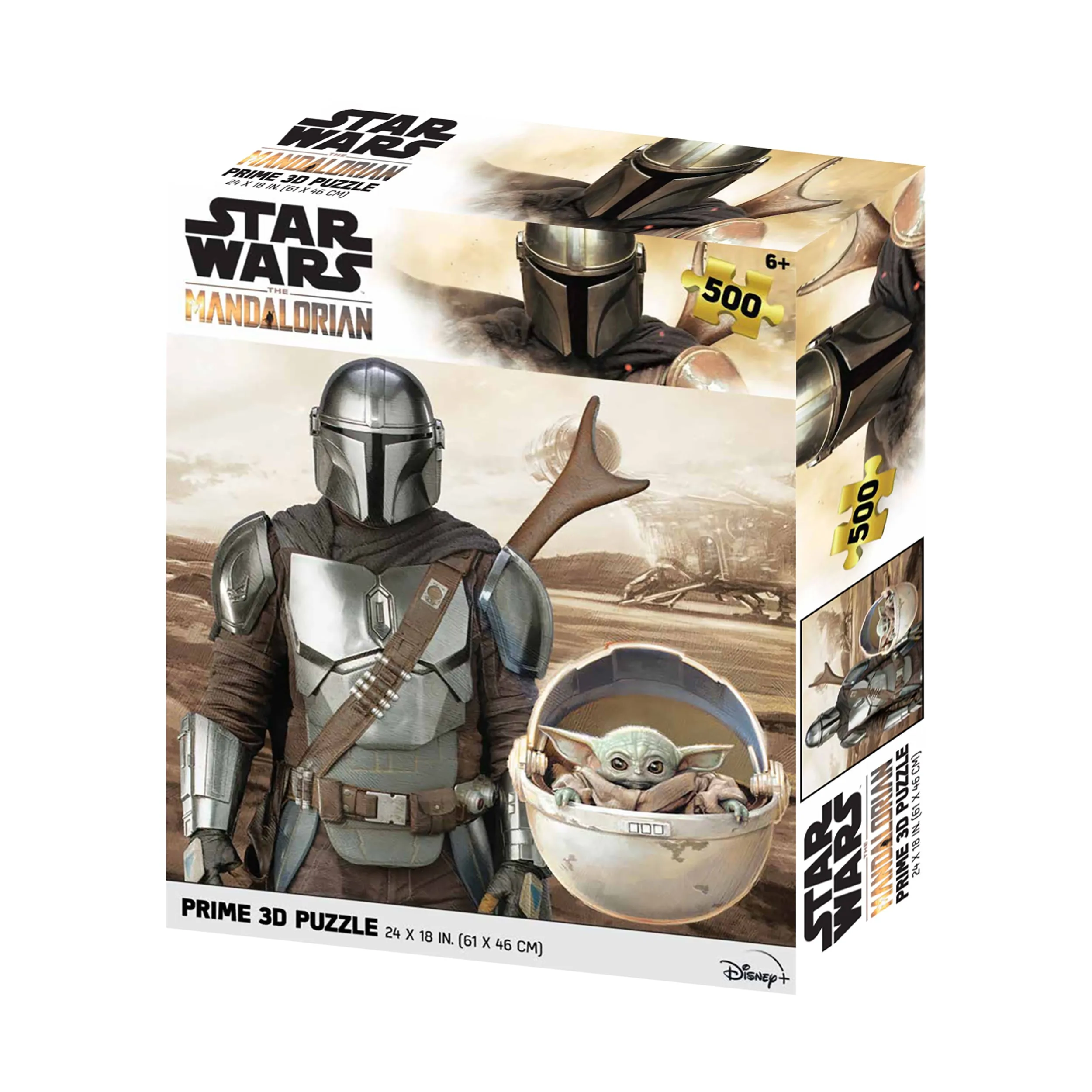 Star Wars The Mandalorian & Grogu 3D Lenticular Puzzle - 500 pc