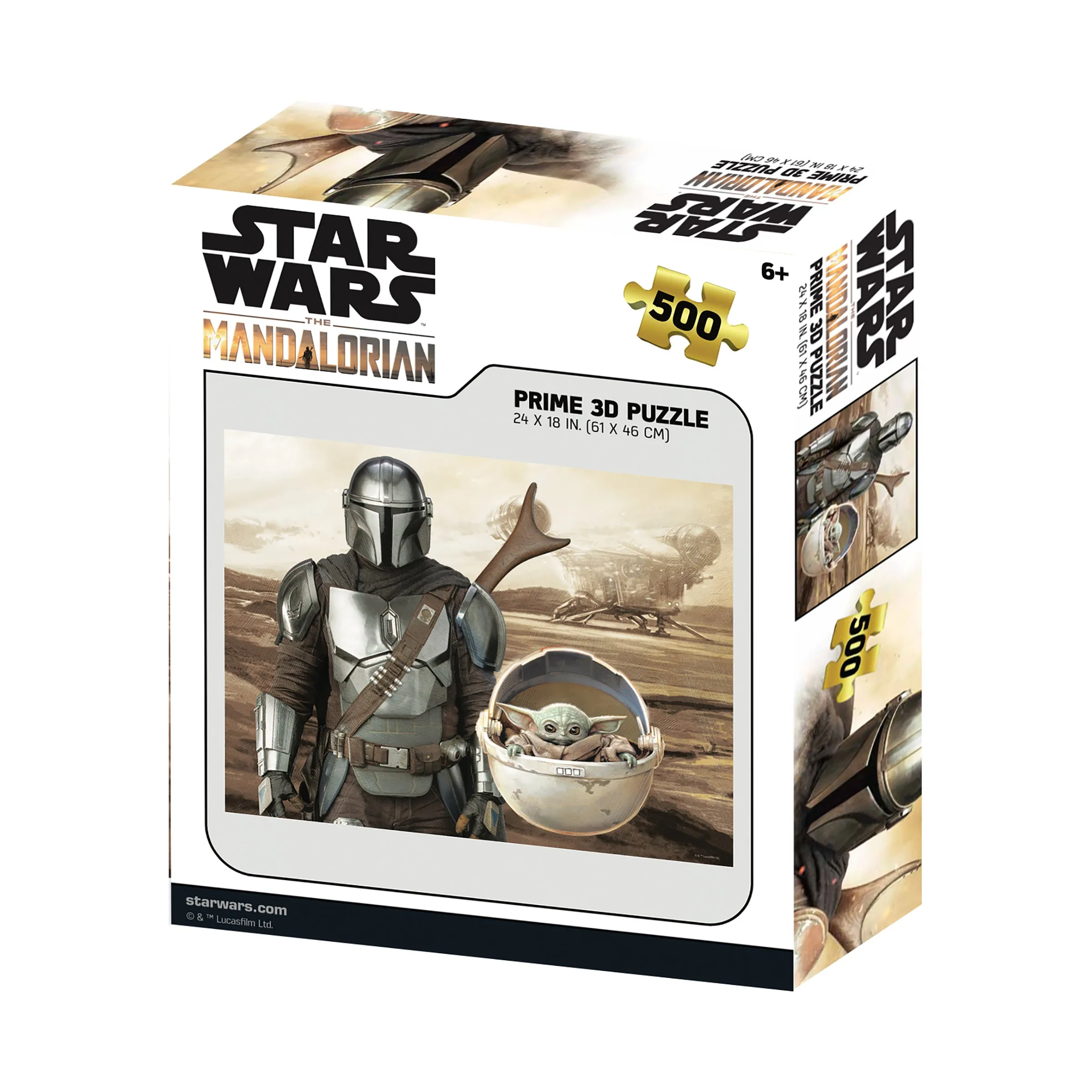 Star Wars The Mandalorian & Grogu 3D Lenticular Puzzle - 500 pc