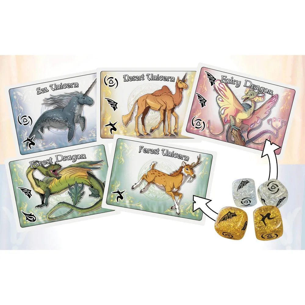 Strange Machine Games: Dragon & Unicorn Collector - Fantasy Card Game for Ages 5 