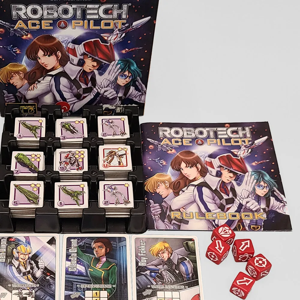 Strange Machine Games: Robotech: Ace Pilot - Dice Strategy Board Game