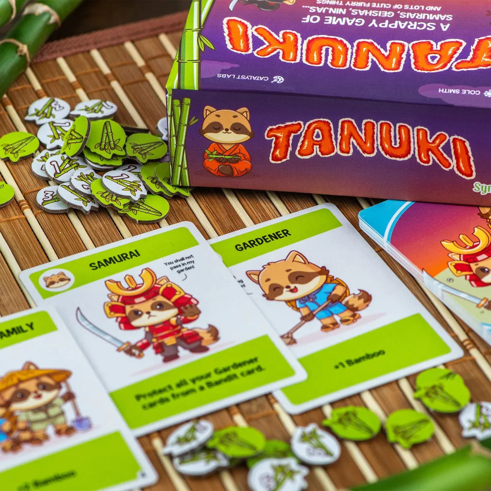 Tanuki: Family Take-That Card Game by Synapses Games, Ages 7 , 3-8 Players