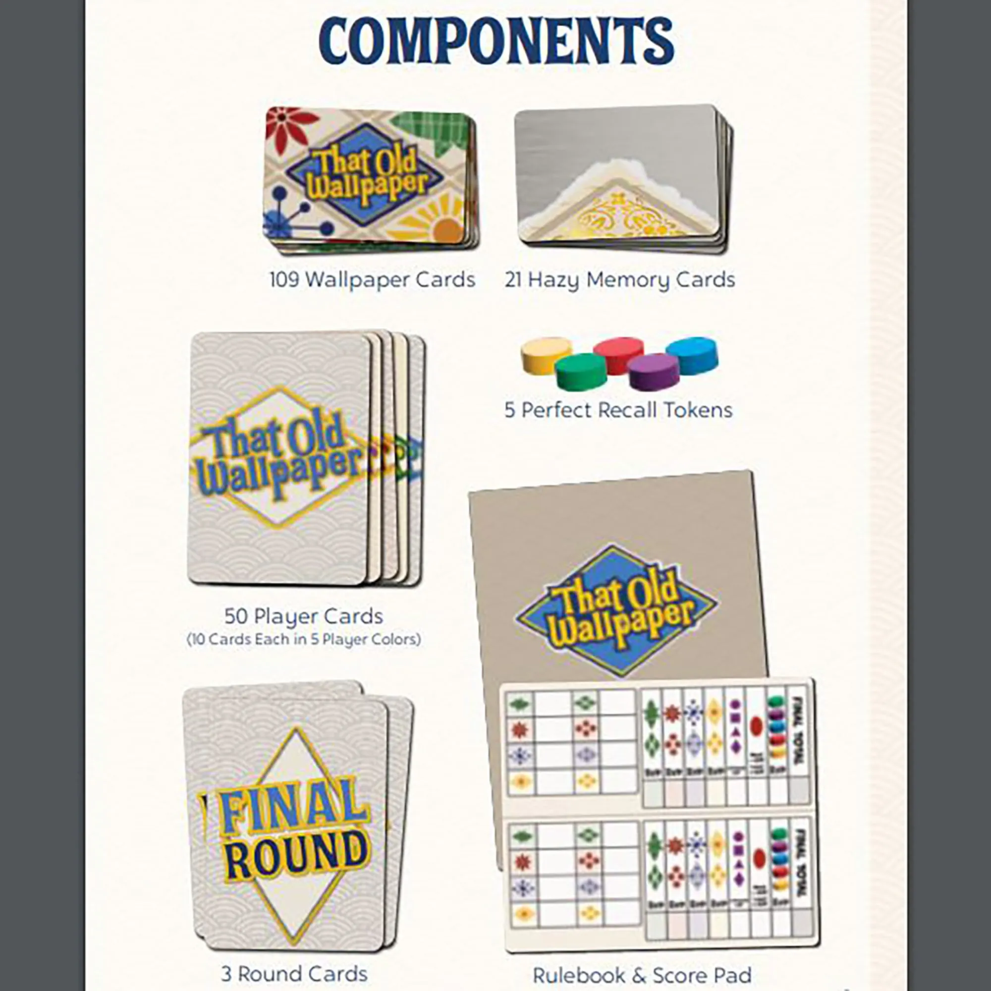 That Old Wallpaper Nostalgic Memory Card Game