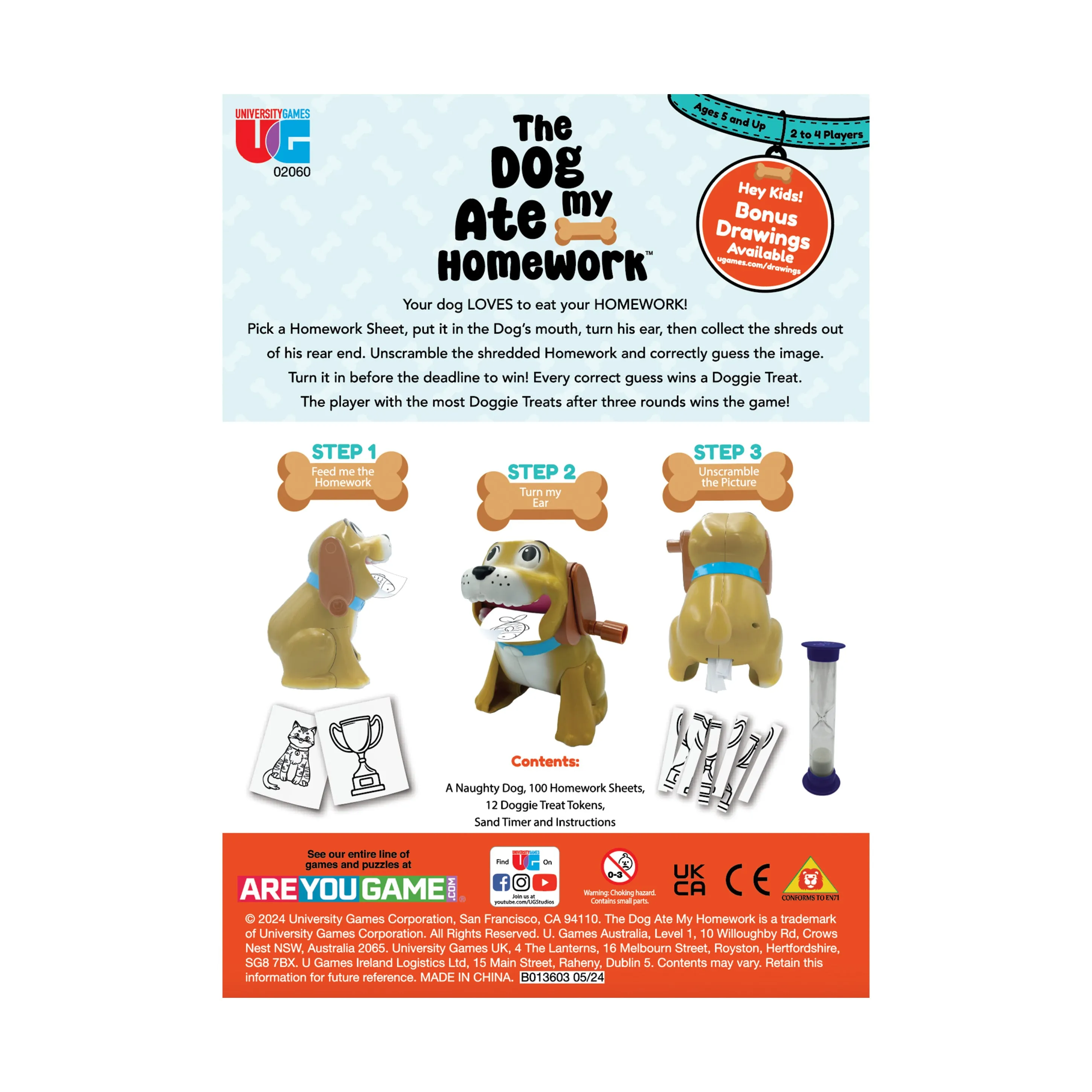 The Dog Ate My Homework Board Game by University Games