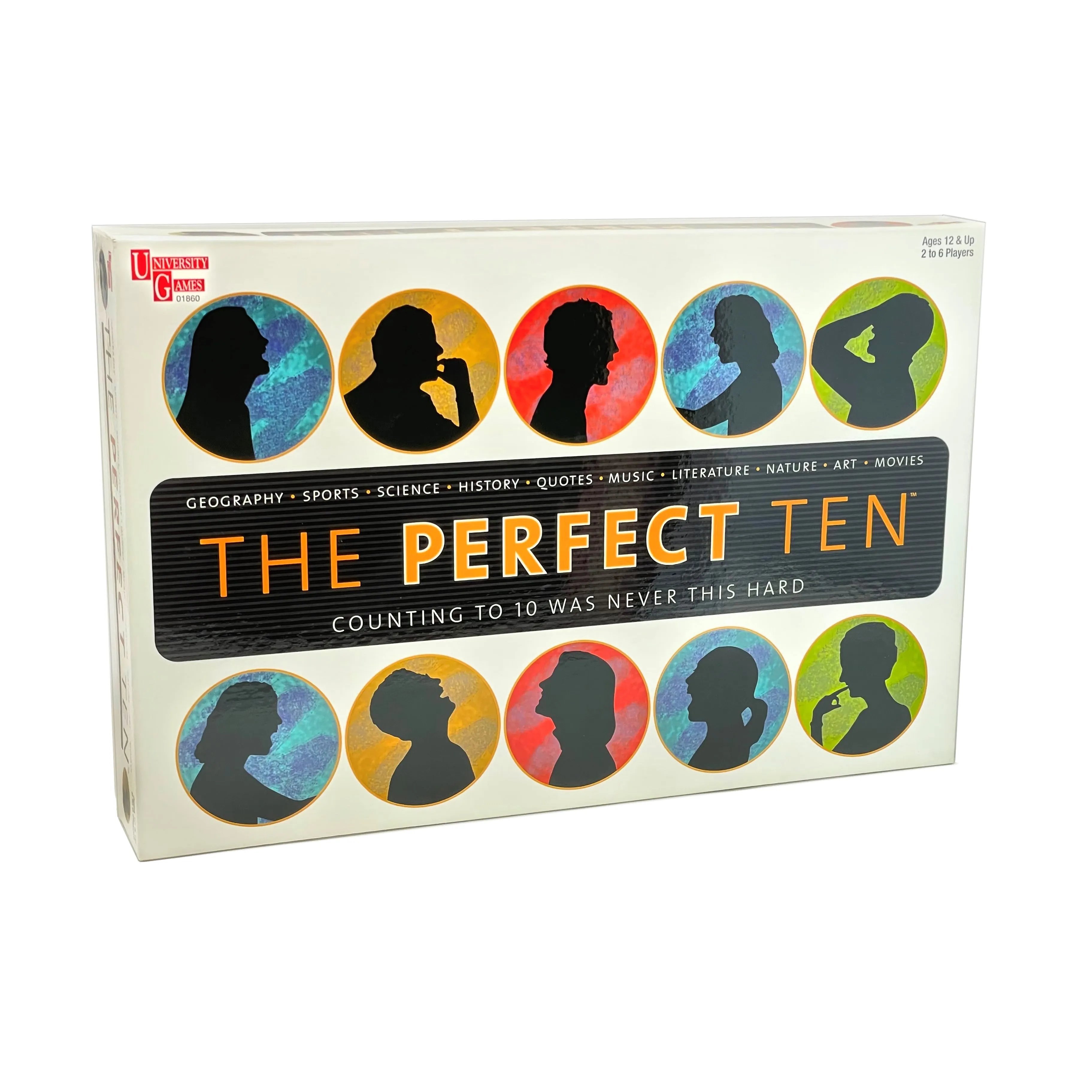 The Perfect Ten Game Trivia Challenge Board Game by University Games