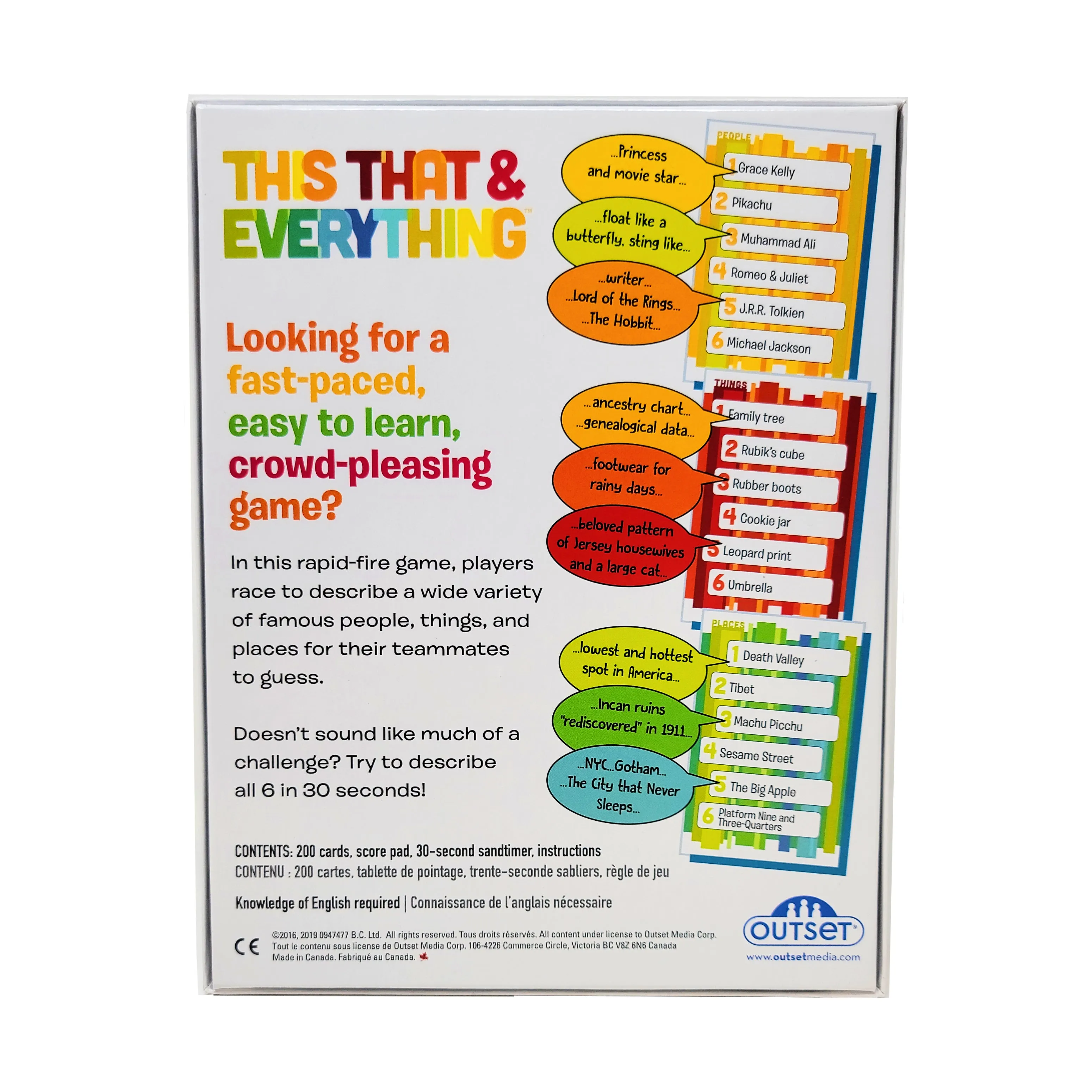 This That & Everything Rapid-Fire Party Game