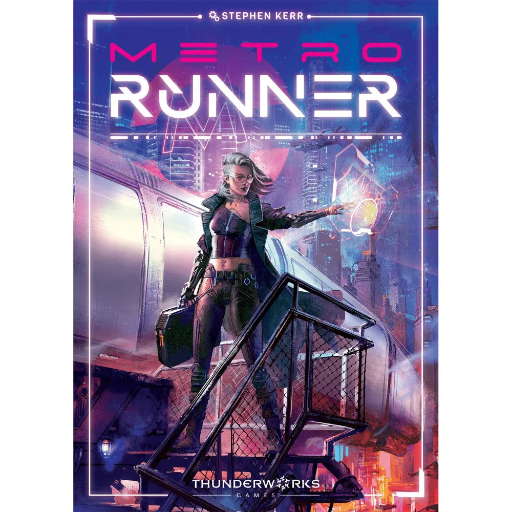 Thunderworks Games: Metrorunner - Ultimate Cyberpunk Strategy Board Game