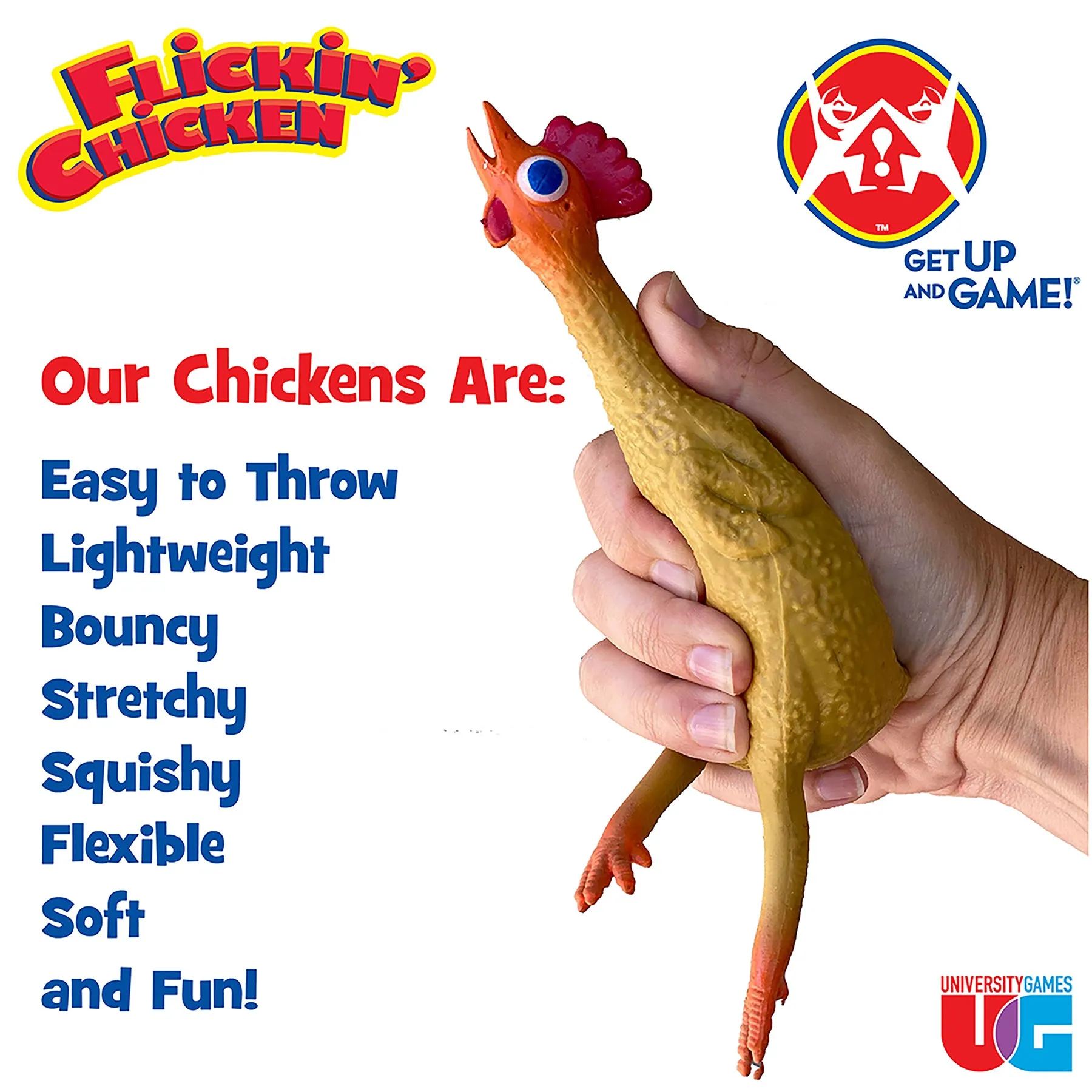 University Games Flickin' Chicken Outdoor Family Game