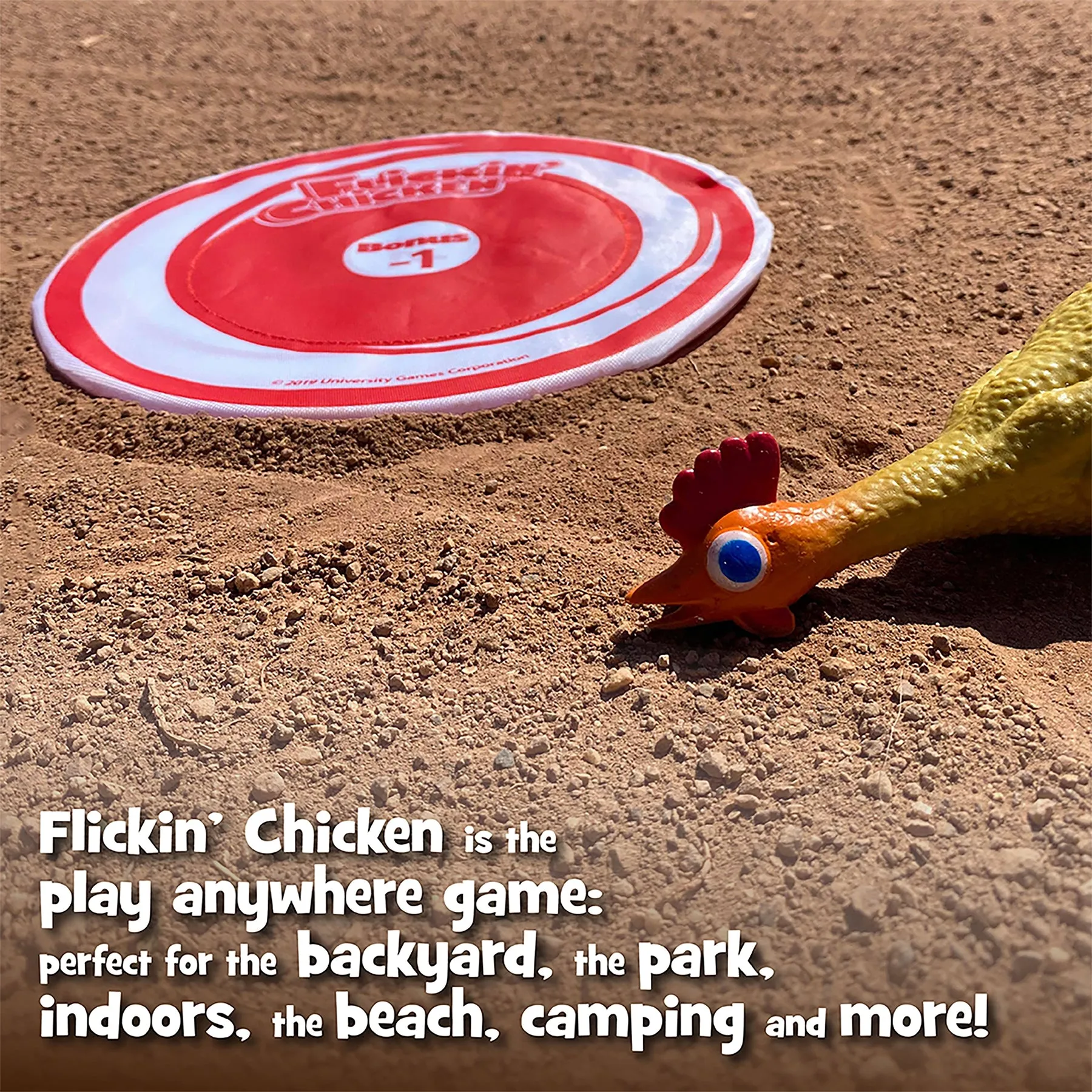 University Games Flickin' Chicken Outdoor Family Game