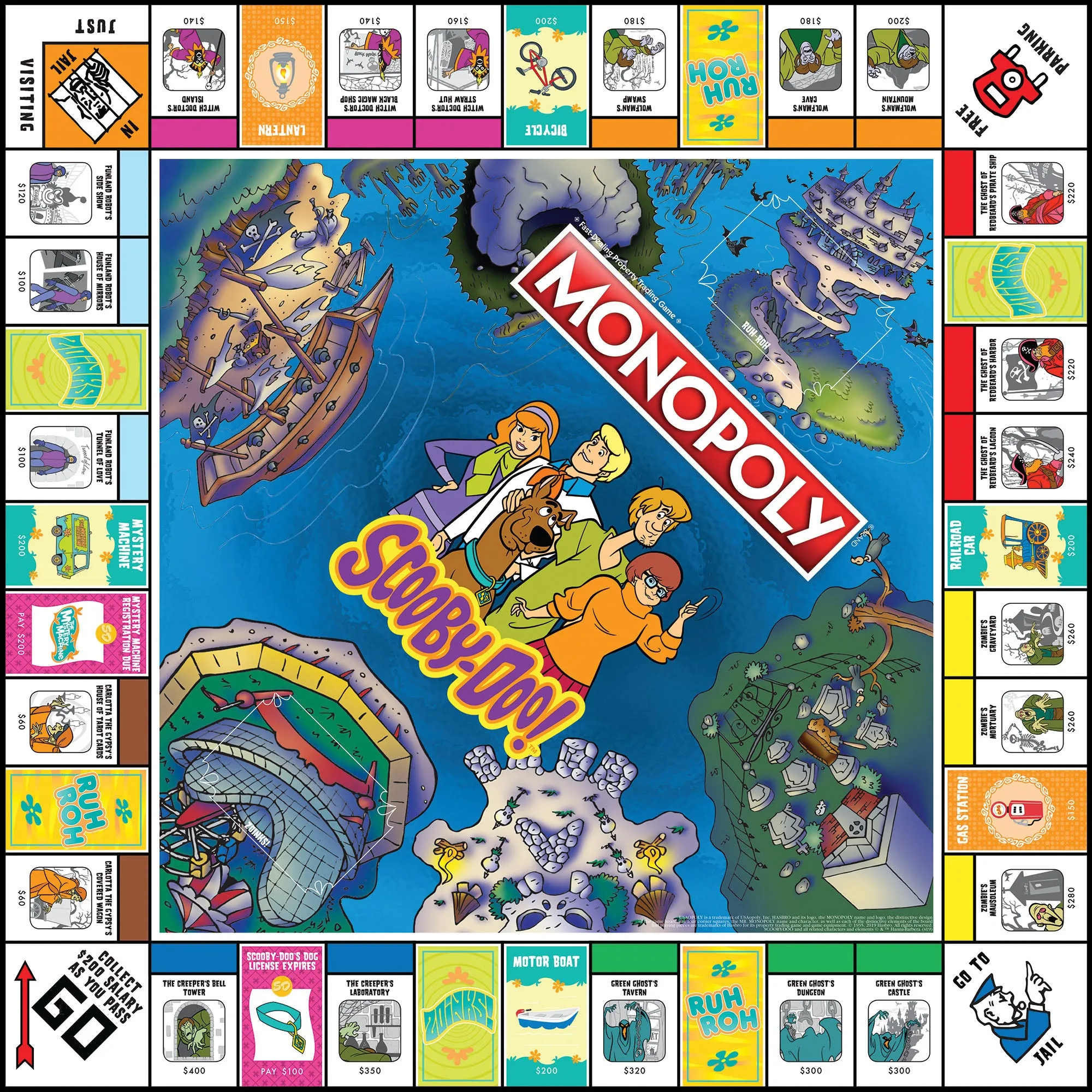 USAopoly MONOPOLY®: Scooby-Doo Board Game