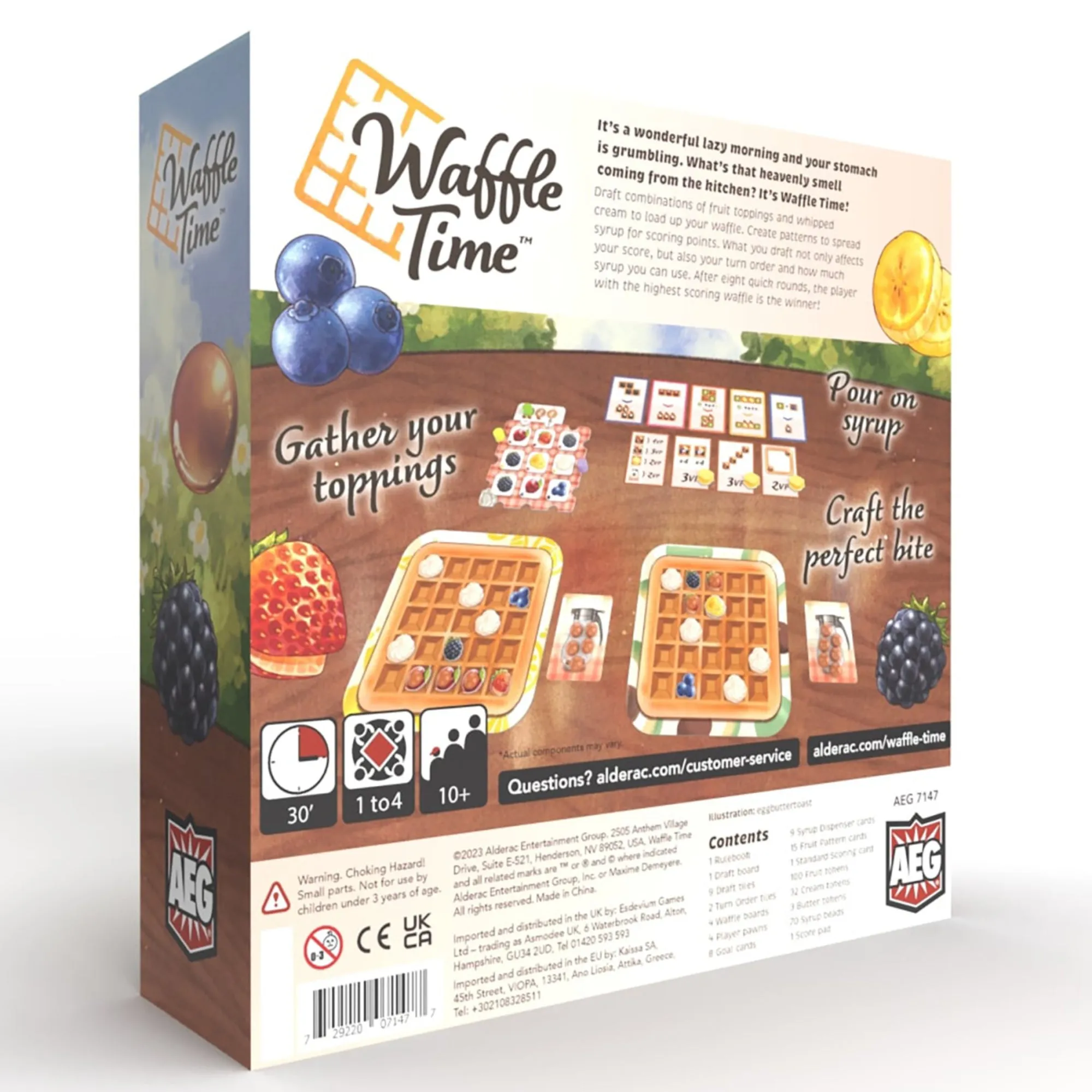 Waffle Time Family Tile Placement Strategy Game