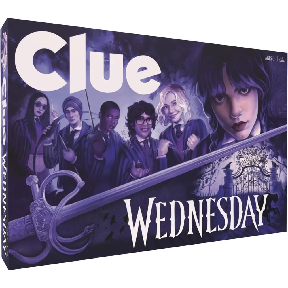 Wednesday Addams Clue Mystery Board Game