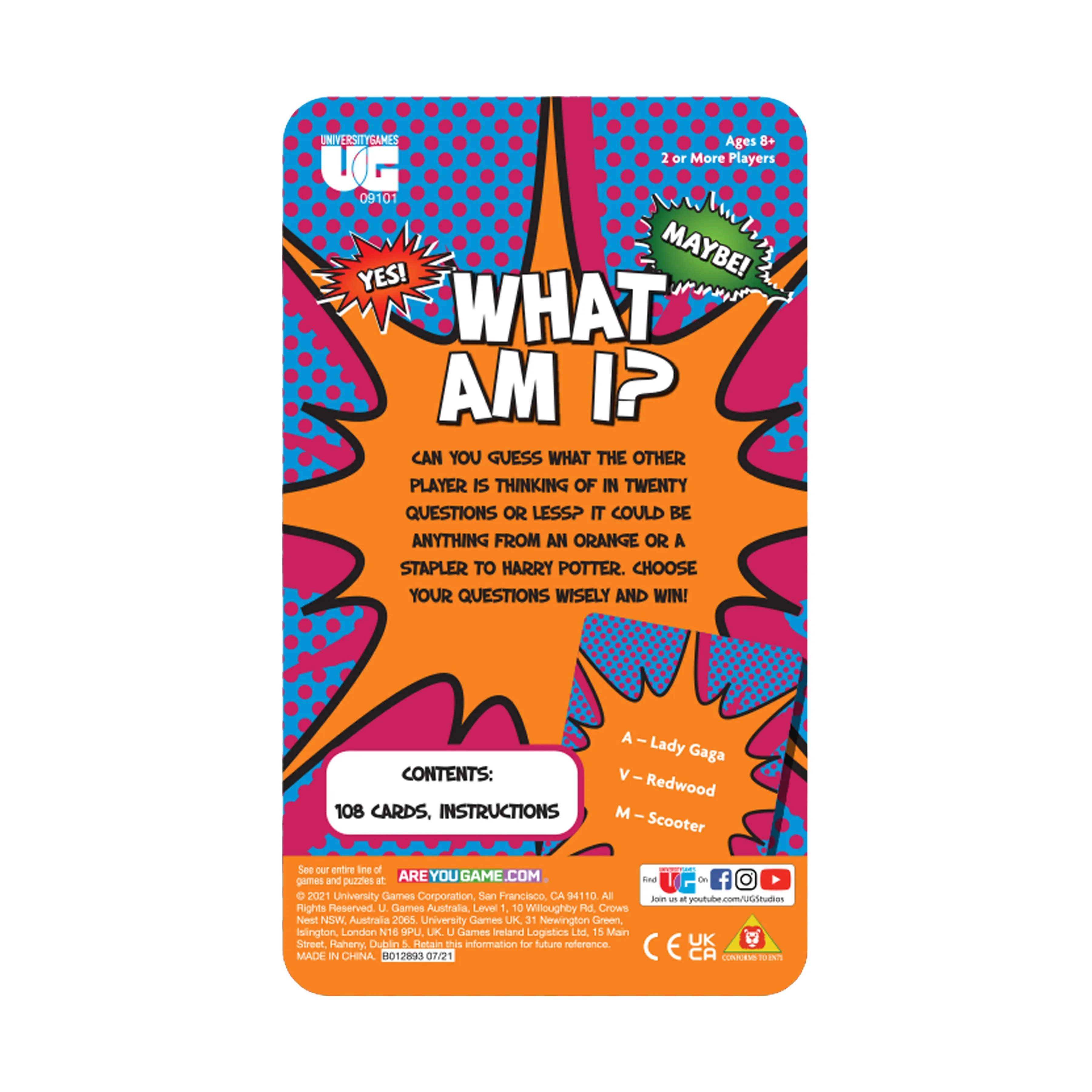 What Am I? Tin Lagoon Guessing Game