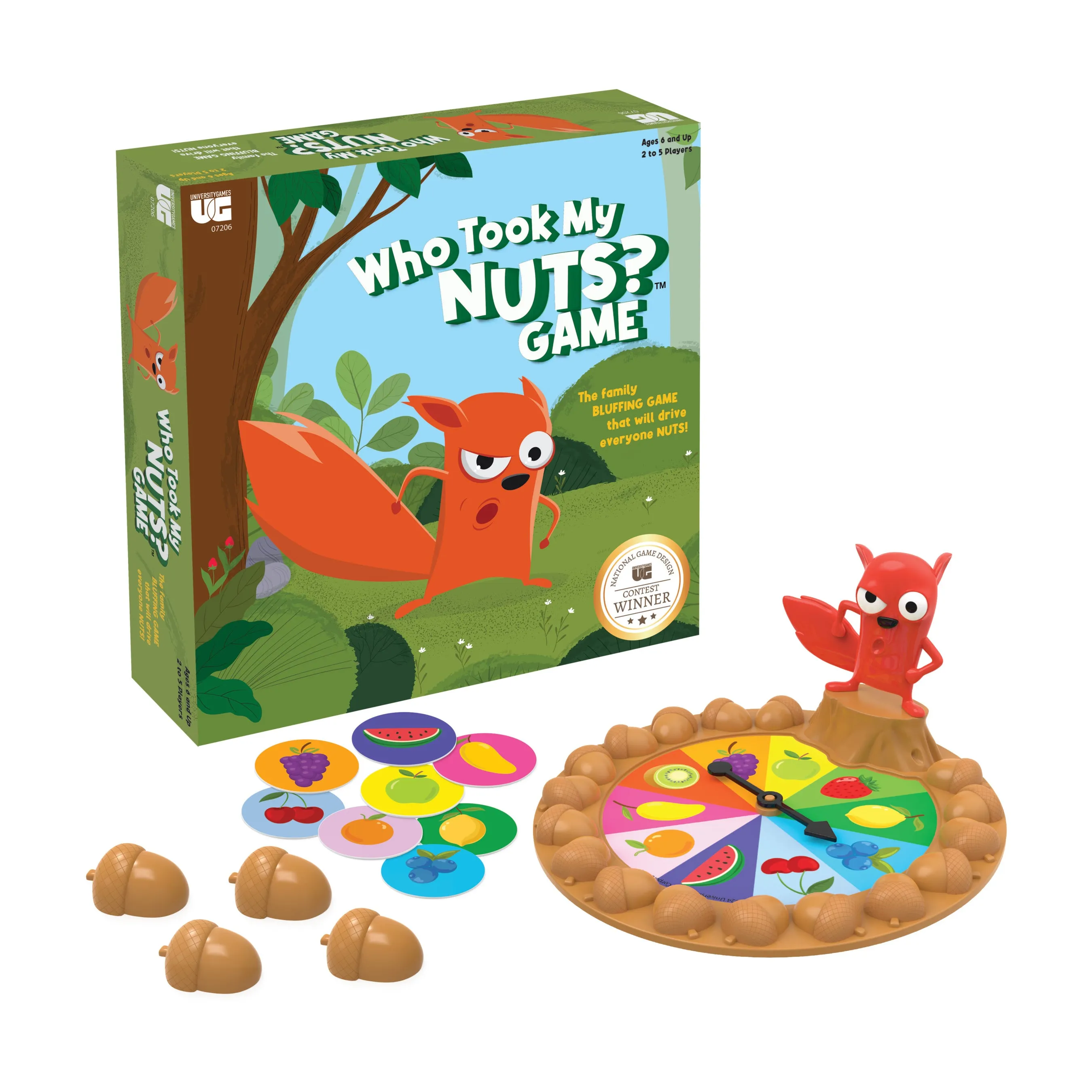 Who Took My NUTS? Squirrel Bluffing Board Game