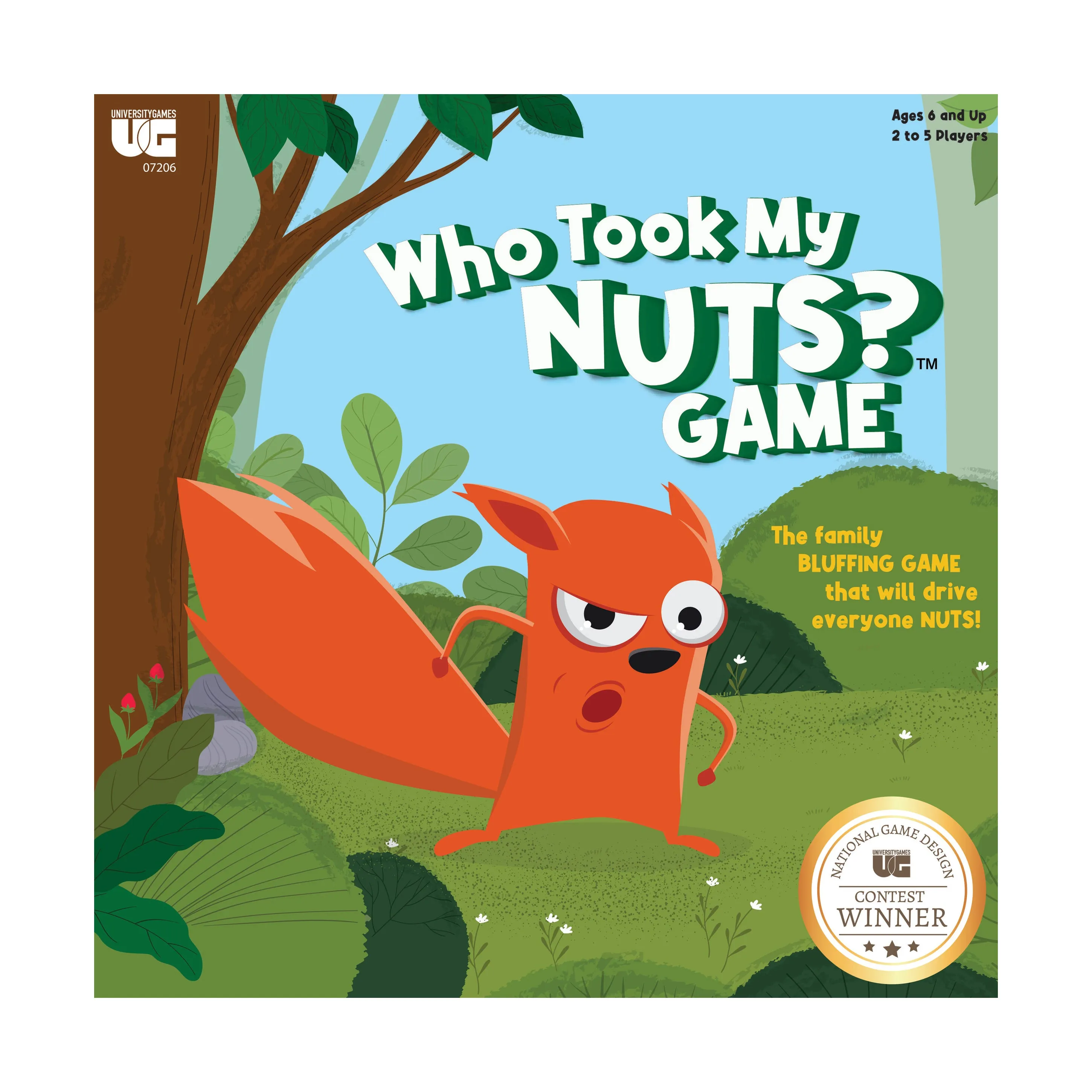 Who Took My NUTS? Squirrel Bluffing Board Game