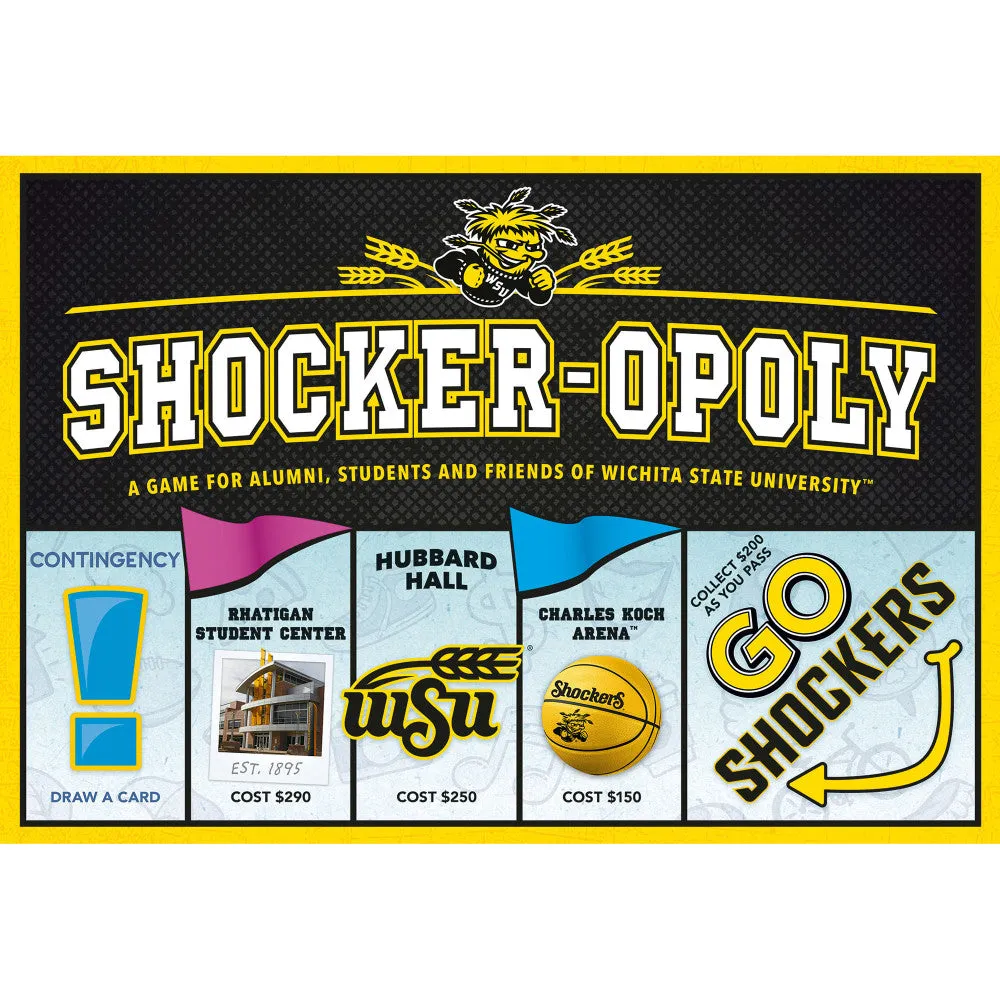 Wichita State Shocker-Opoly Board Game for Ages 8 