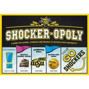 Wichita State Shocker-Opoly Board Game for Ages 8 