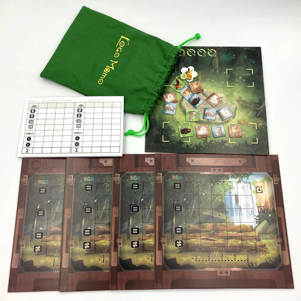 Wonderful World: Loco Momo Captivating Family Card Game, Ages 8 , 1-4 Players