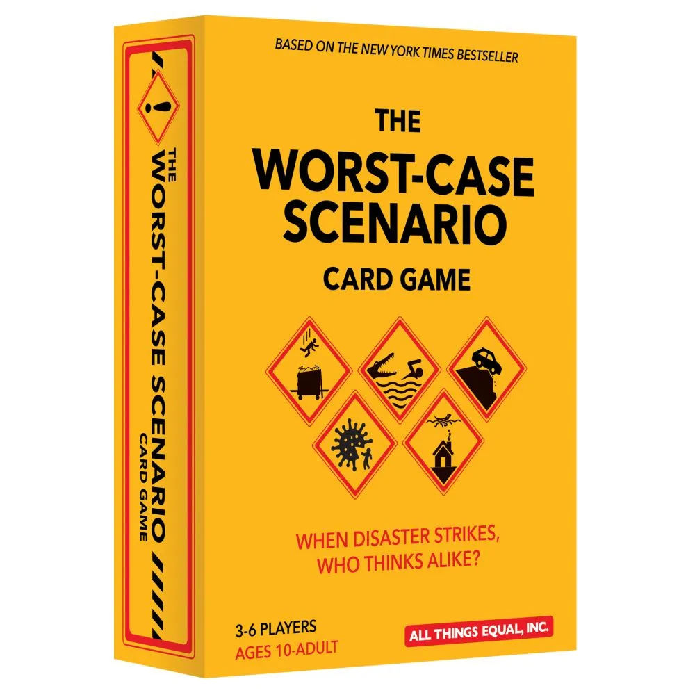 Worst Case Scenario Survival Challenge Card Game - Strategy Game for Ages 10 and Up