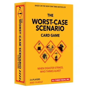 Worst Case Scenario Survival Challenge Card Game - Strategy Game for Ages 10 and Up