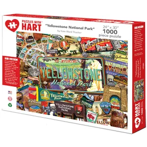 Yellowstone National Park 1000 Piece Puzzle by Kate Ward Thacker