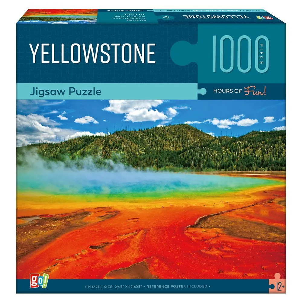 Yellowstone National Park Scenic Jigsaw Puzzle by David Maclean - 1000 pc